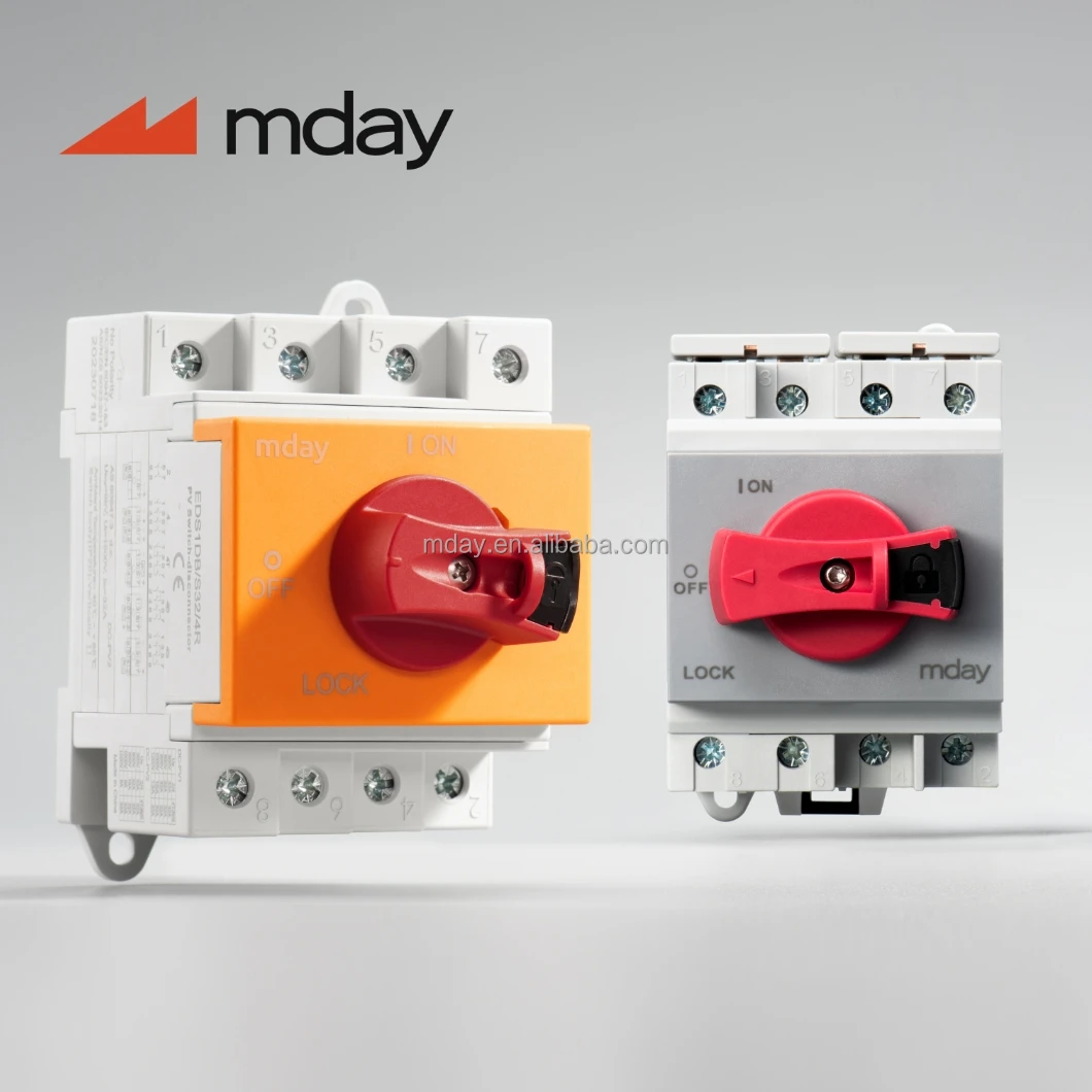 Mday 1000V 1200V DC Solar IP66  Isolator Switches PV Disconnector  Switch