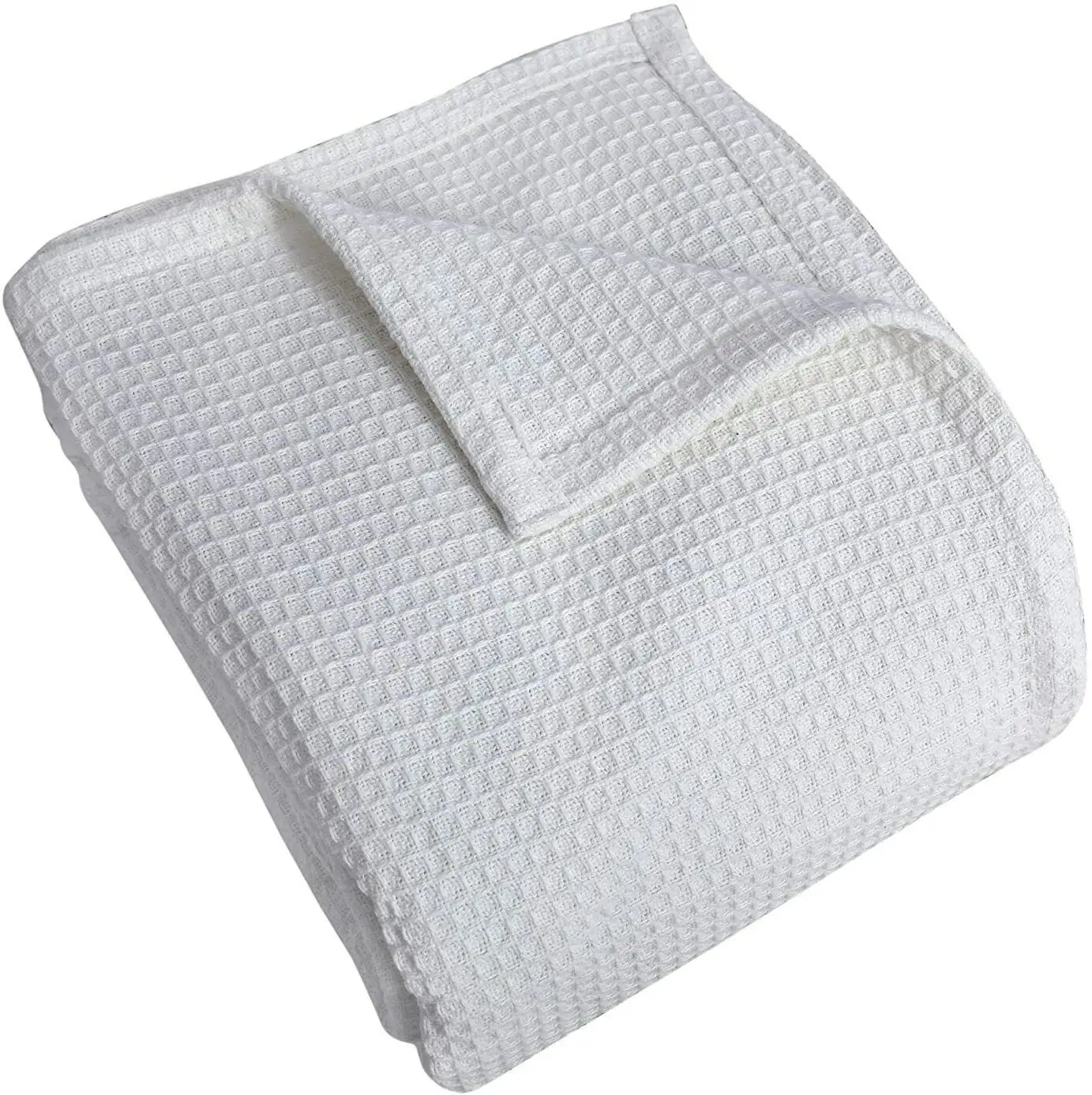 High Quality 100 Cotton Waffle Thermal Blanket For Hospital And