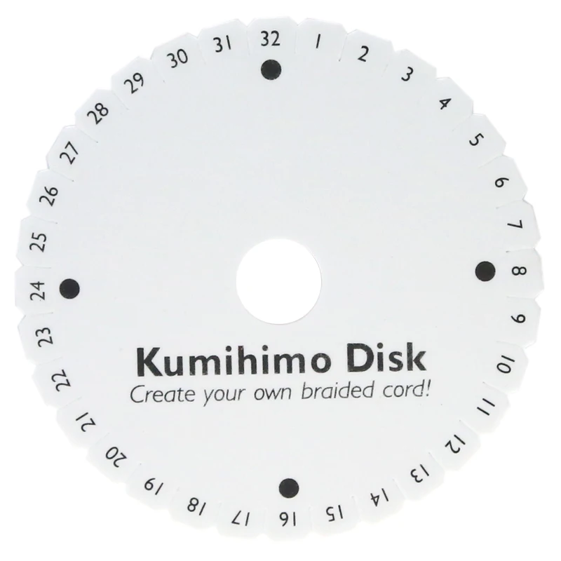 Kumihimo Disk Template