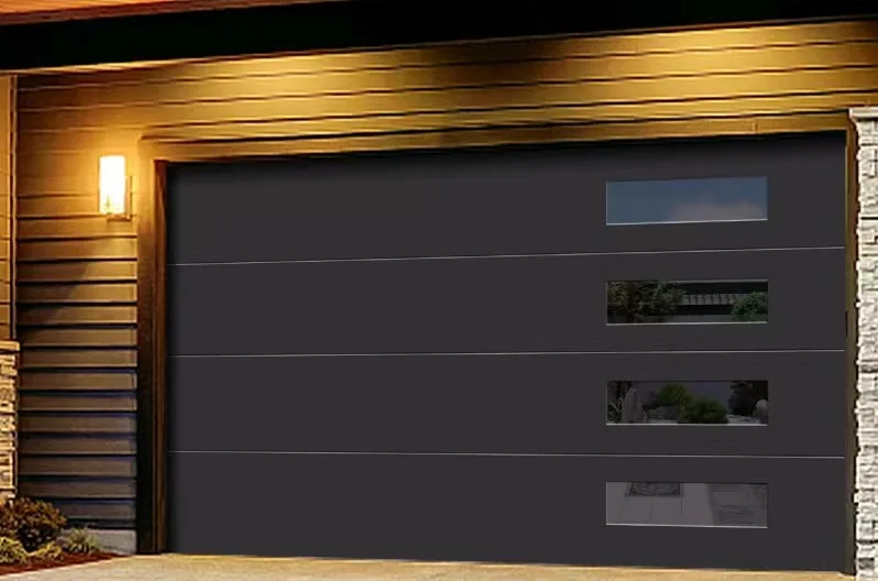 AS2047 TOMA Modern Design Automatic Sectional Roller Garage Door High Quality Aluminum Alloy Anti-Theft Feature Remote Control