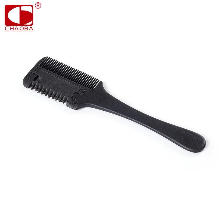 CHAOBA качественная профессиональная Бритва для волос, гребень с черной ручкой для стрижки волос, филировки