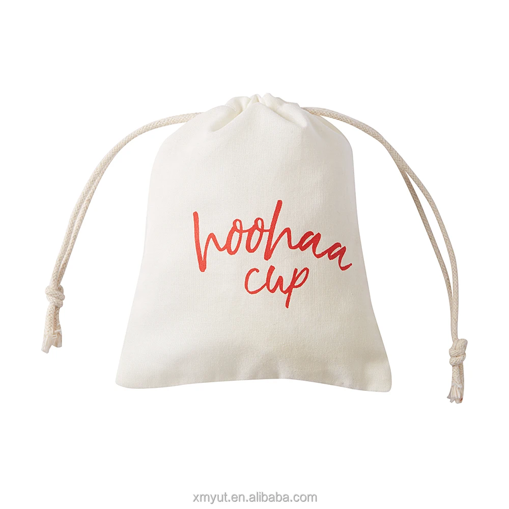 Custom Designer Logo Print Colorful Washable Durable Blank Cotton Drawstring Bag Cotton Canvas Shopping Bag Wholesales