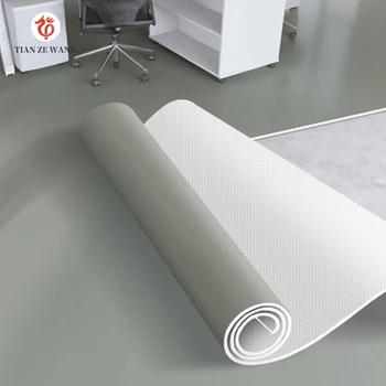 2mm to 3mm PVC colorful commercial vinyl pvc flooring roll linoleum  rolls stone marble pvc spc floor
