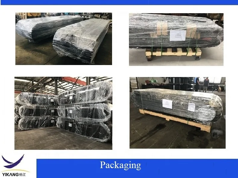 Factory Price Construction Machinery Excavator Drill Part Crawler Track Platform Solutions Rubber Track Frame Undercarriage