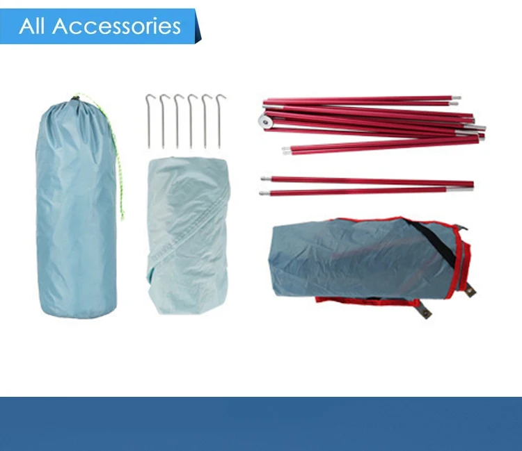 Outdoor Ultralight Single Tent Camp Bed Off The Ground Tent Aluminum