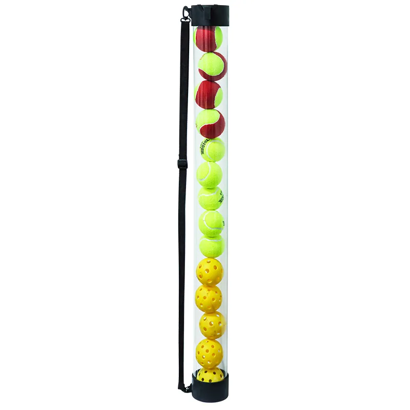 Tennis Ball Collector Picker Tennis Ball Retriever Tube Carrier Tennis Ball Pick up Tube with Shoulder Strap supplier