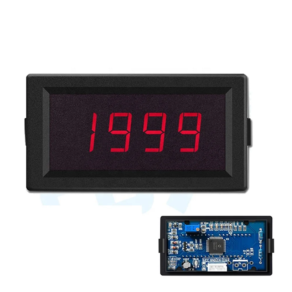 Taidacent Ohm Meter Resistance Tester Ohmmeter Digital DC Resistance Measuring Instrument Fixture Resistance Measure Panel Meter