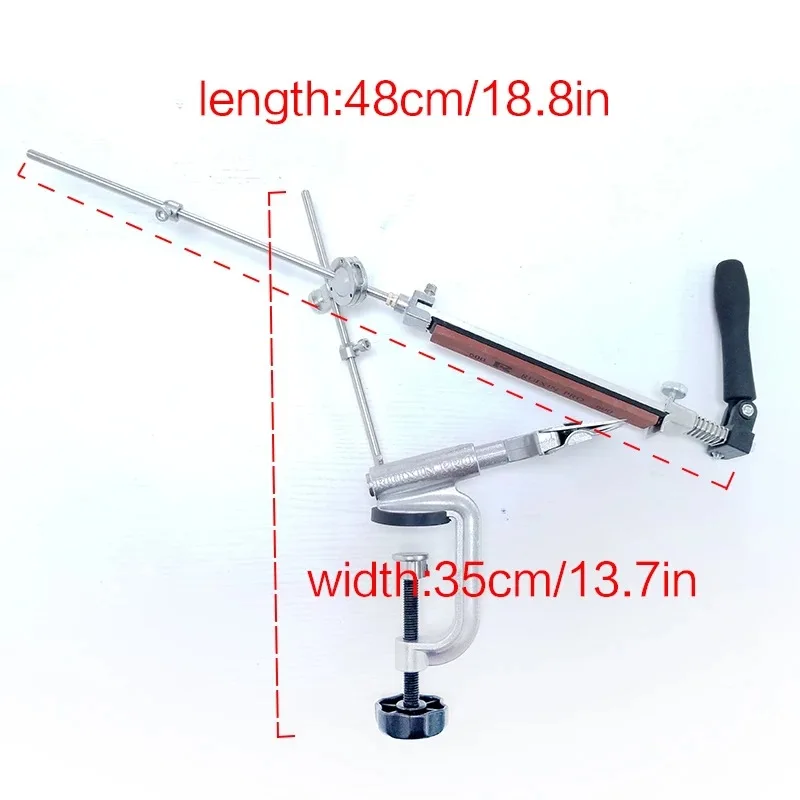 Factory Price Professional Knife Sharpener Knife Sharpening Kit  360 Degree Flip Fixed Angle  Kitchen Chef Knife Sharpener