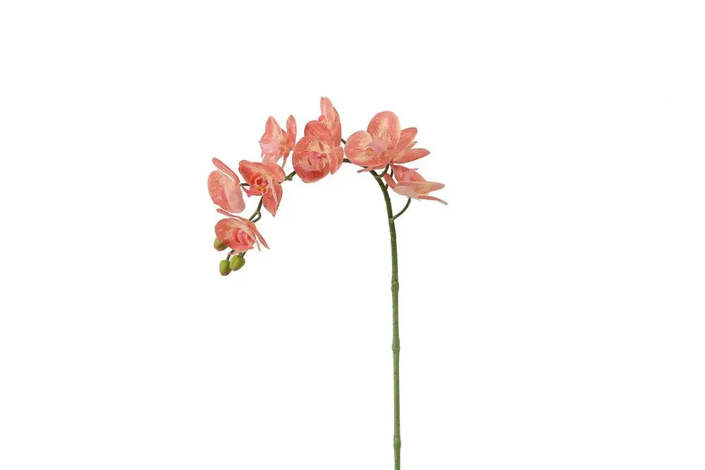 Прямая поставка с фабрики, реалистичные высококачественные искусственные цветы орхидеи, 9 головок, украшение для дома и свадьбы