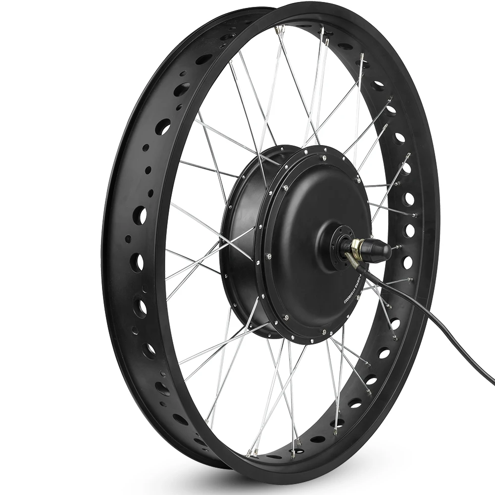 Fat-Bike Fatbike Kit de conversion pour vélo électrique 26 avec écran LCD 48 V 1500 W