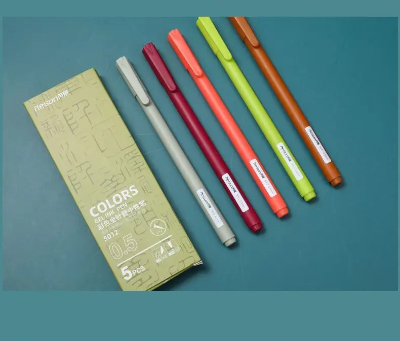 Новинка, разноцветная круглая ручка для макарона, 0,5 мм
