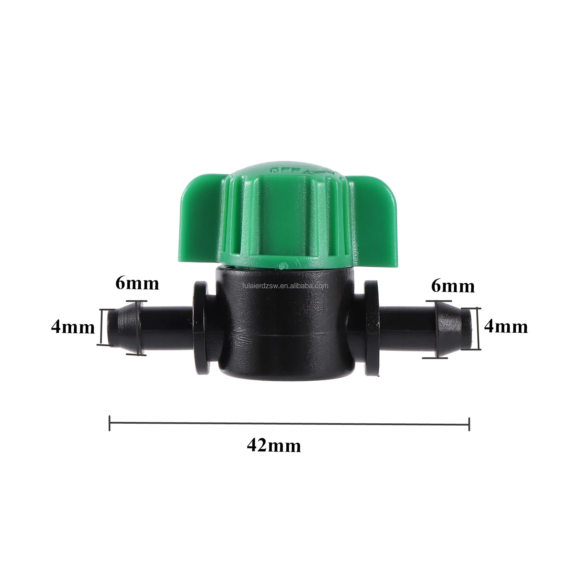 Mini 4/7mm Drip Irrigation Plastic Valve Manual Water Flow Control for ...