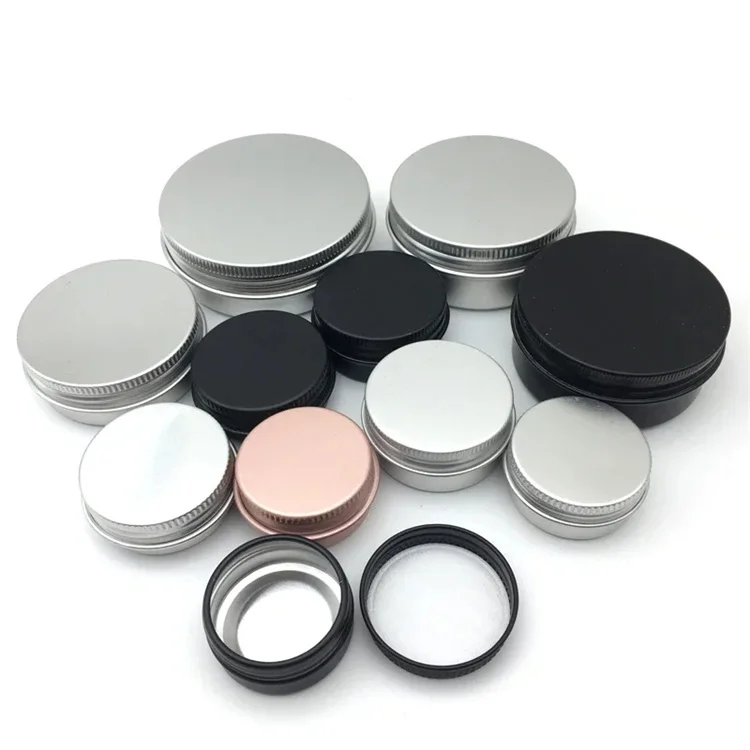 Metal Tin Can Container Round Aluminum Jar Can 10g 15g 20g 25g 30g 50g ...