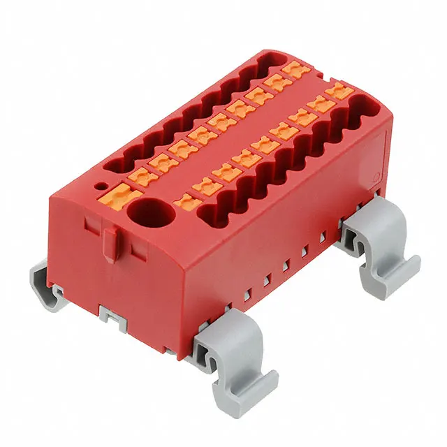 Blocco Di Distribuzione Phoenix Contact PTFIX 6/6X2,5 - 7 Porte, Per Cavi 0,14-4 Mm², Nero - Foto 3