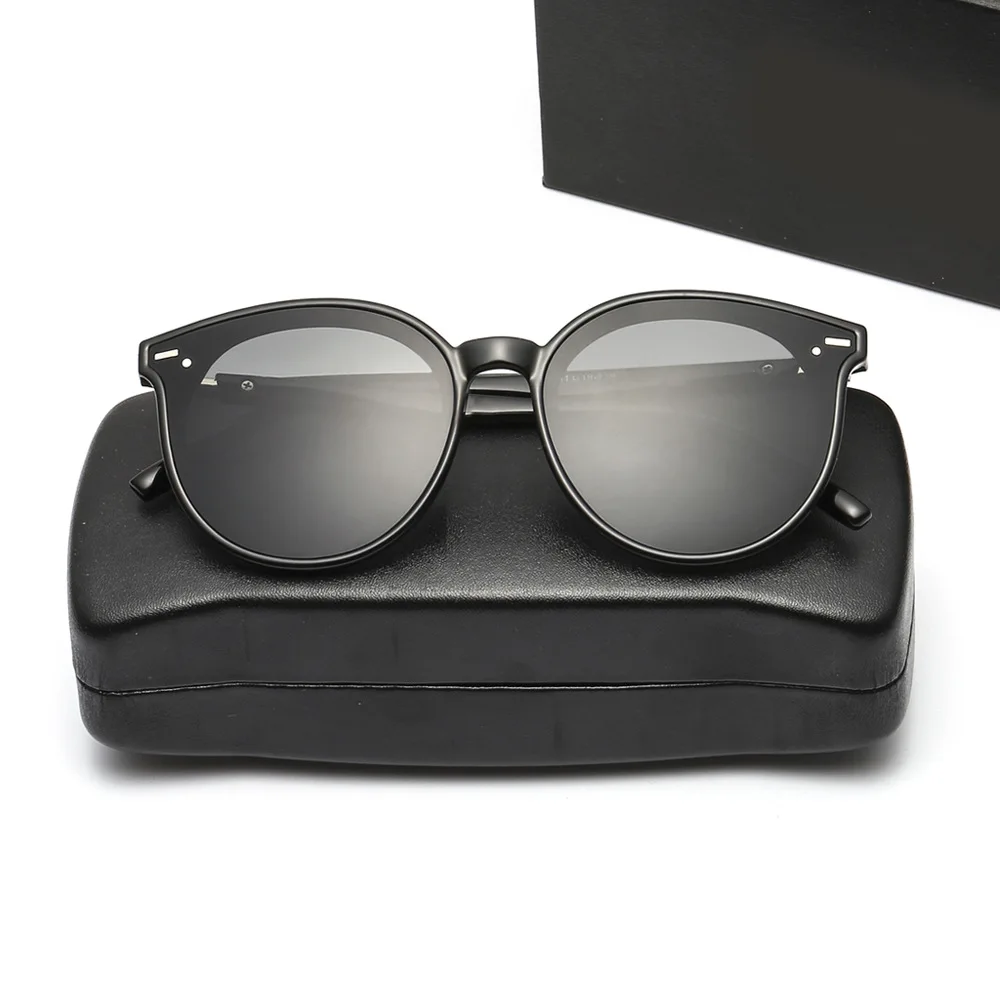 Occhiali Da Sole Polarizzati UV400 – Retrò Rettangolari Neri, Leggeri 22g, Con Custodia In Pelle E Panno, Unisex Per Guida E Pesca