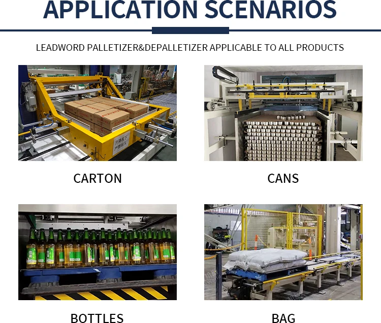LWT Food Fruit Canned Packaging Line Automatic Pallet Stacking Filled ...