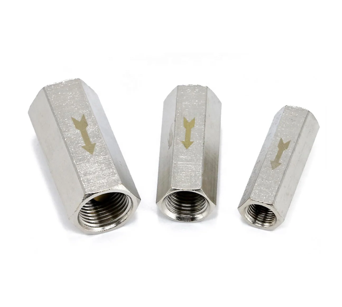 Brass Spring Check Valve 1/8 1/4 air Compressor Check Valve One Way 3/8 Non Return Female Mini Dn25 Pn16 Nozzle Check Ball Valve