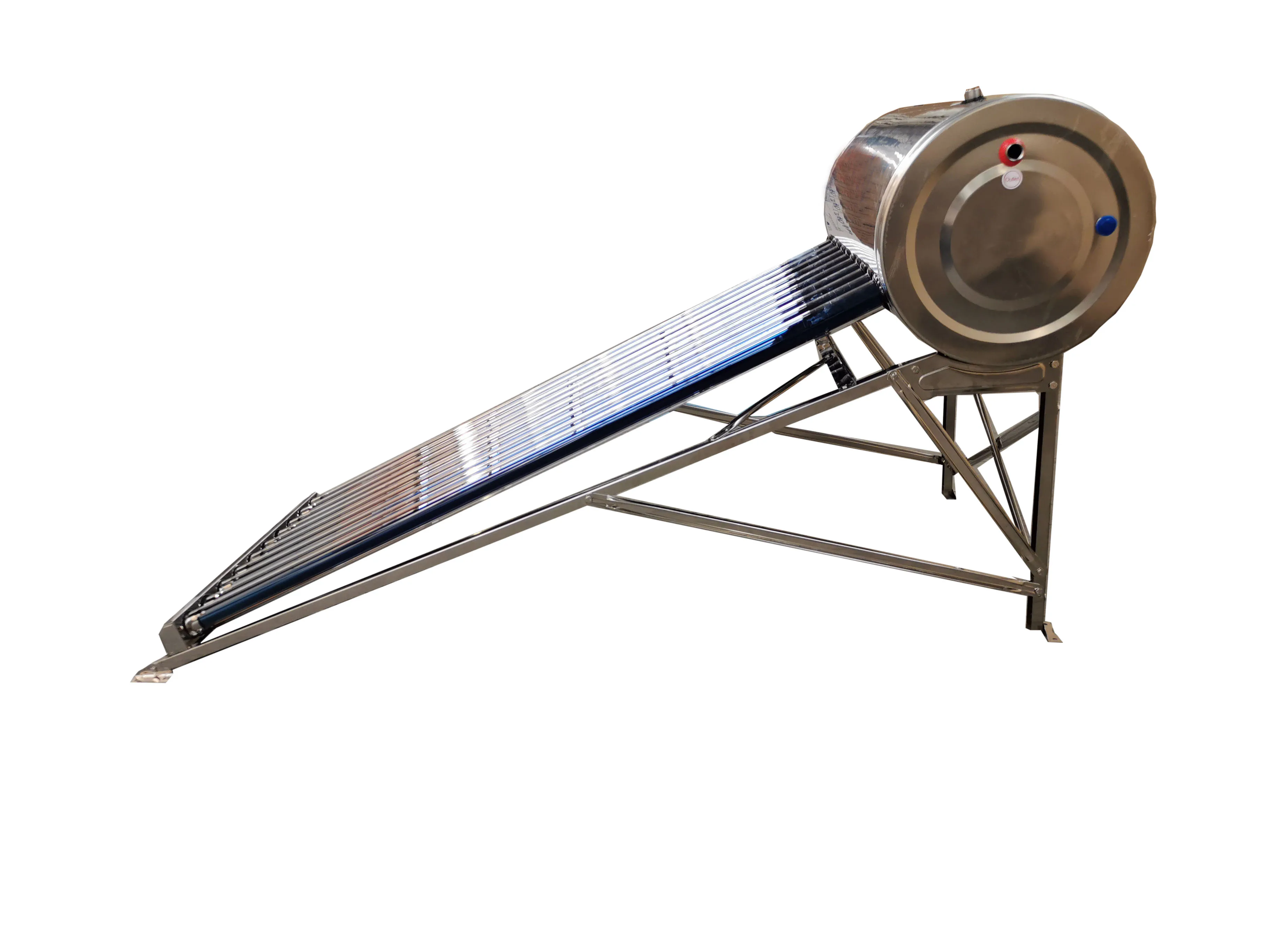 JIADELE Small Frame Solar Geyser Water Heater Calentador De Agua Para Piscina 200L Non-pressure Vacuum Tube Solar Water Heater