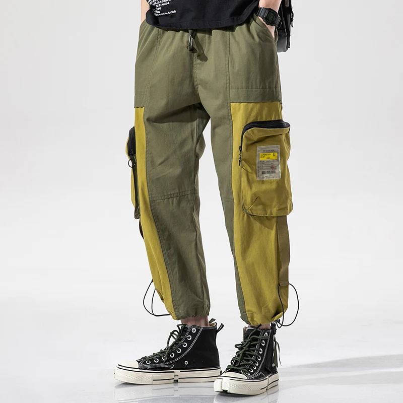 Olive Green Linear Cargo  Straight Fit Gym Cargo Pants  Athflex