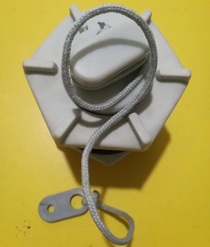 Boat Air Valve Drain Valve with Rope Lightweight Durable Easy to Operate Valves for Inflatable Boats Fishing Boat Kayak