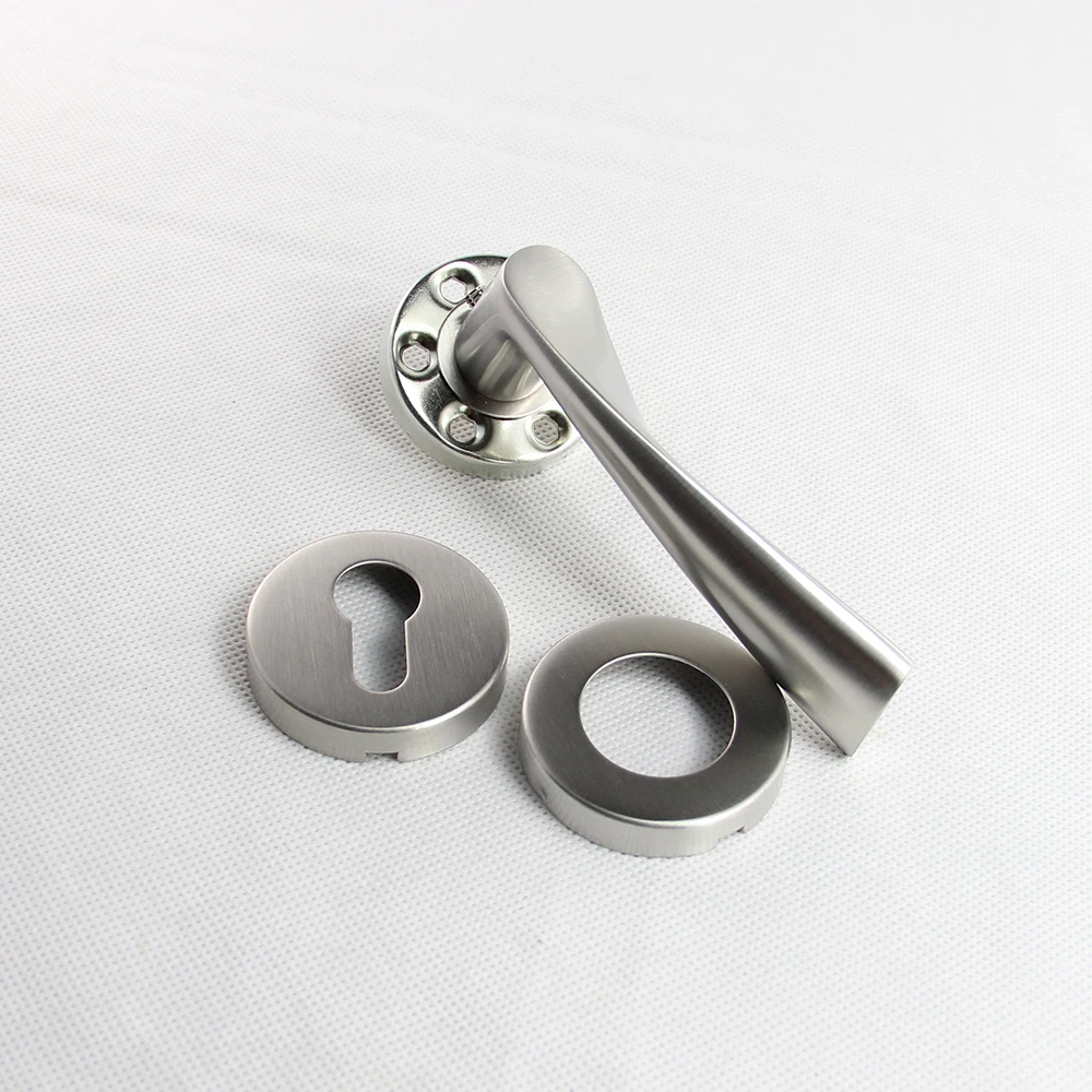 Kesaf Modern Black Luxury Door Locks Handle 304 Stainless Steel Door