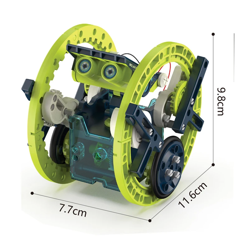 12 в 1 игрушечный робот на солнечной батарее