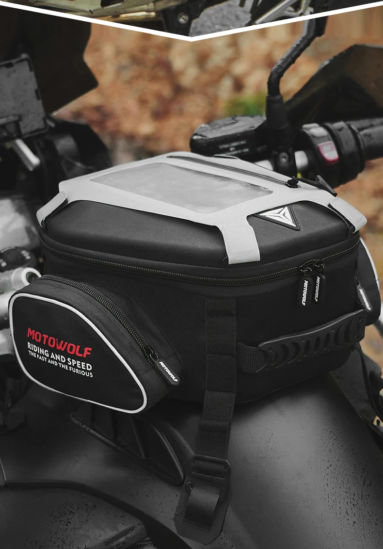 Motowolf Most Popular Motorcycle Bags Fashion Waterproof Zipper Bag