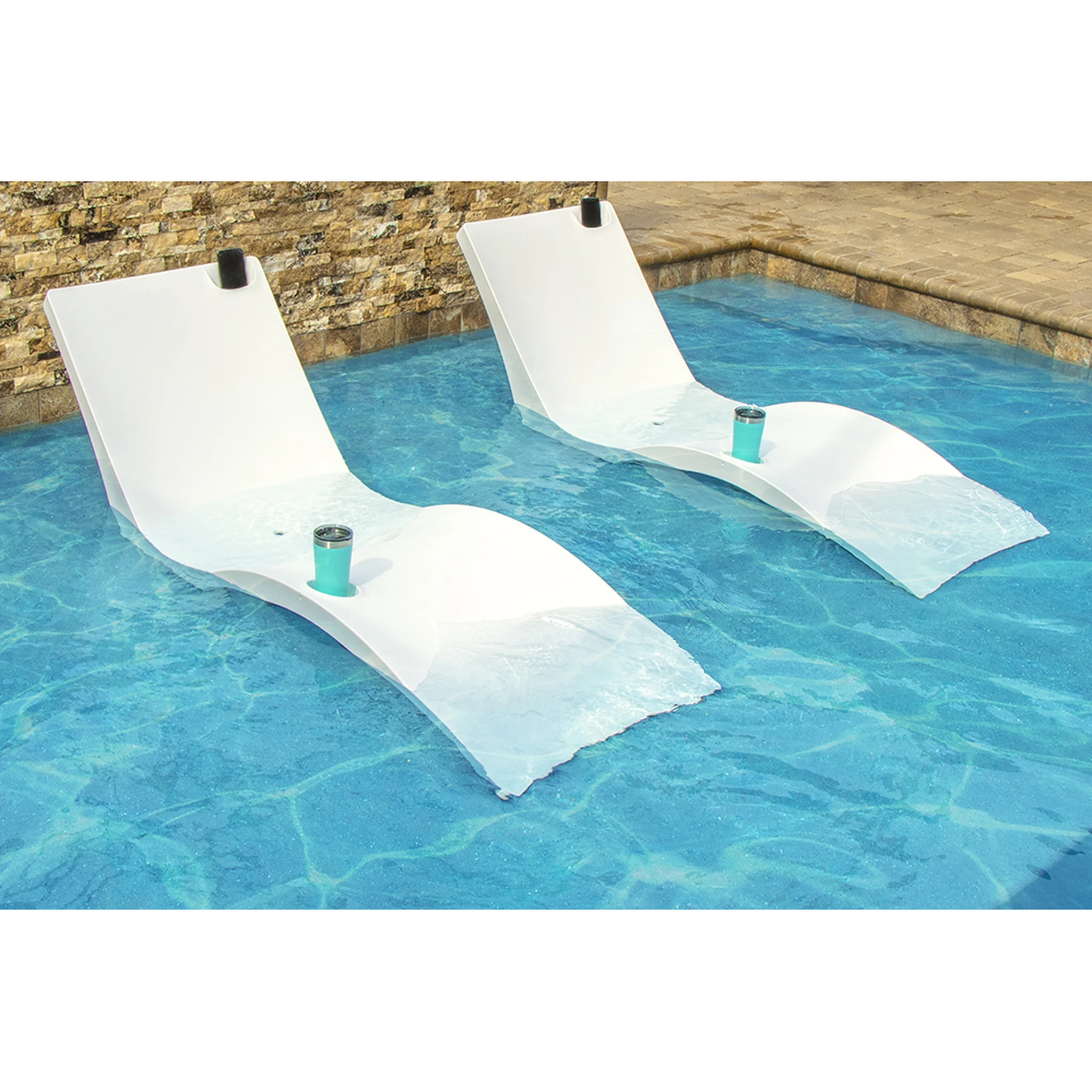 swimming pool sun shelf chairs