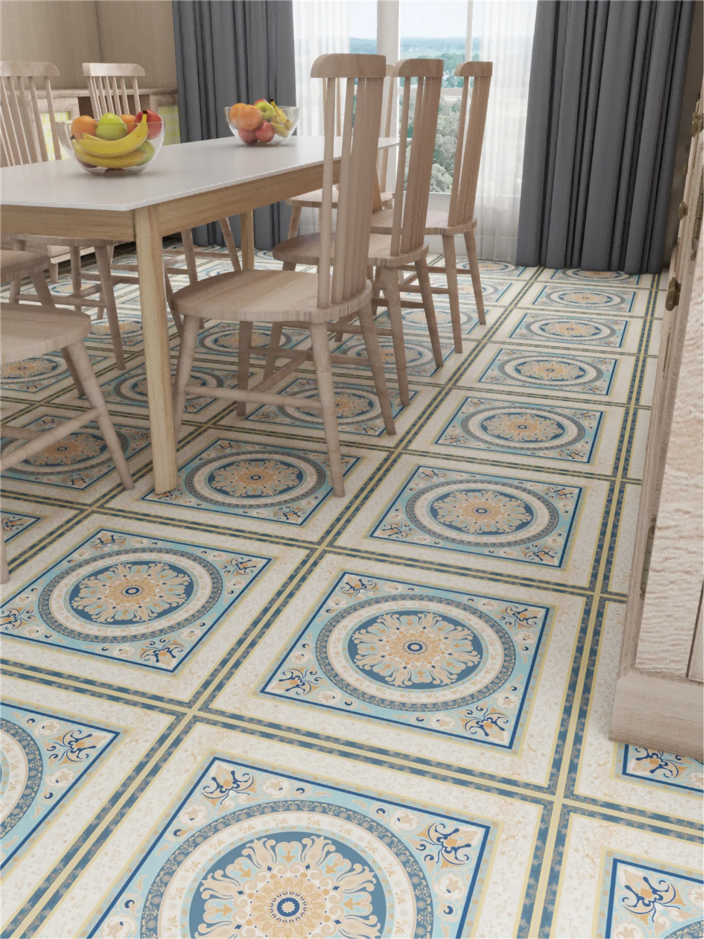 Modern Design Persian Carpet Tiles 600 600mm Mosaic Tiles