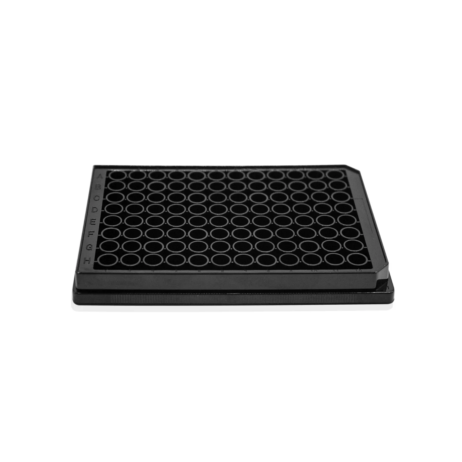 Laboratory Testing Plates Black Clear Bottom 96-Well Plate - Sterile ...