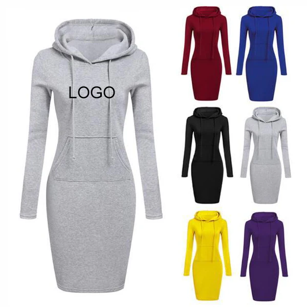 hooded sweatshirt dress wholesale