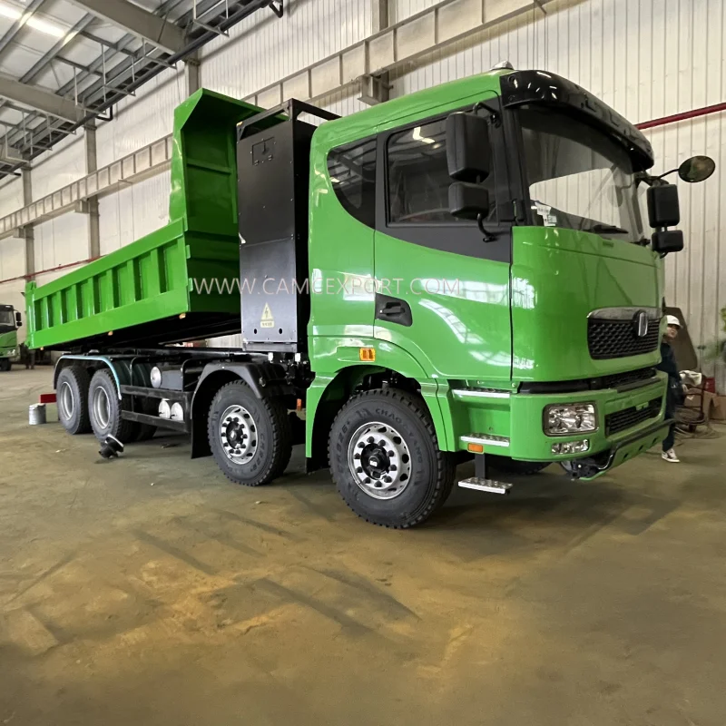 CAMC Brand Chinese Factory New Energy Dump Truck Ev H9 8*4 Electric Tipper Truck for Sale