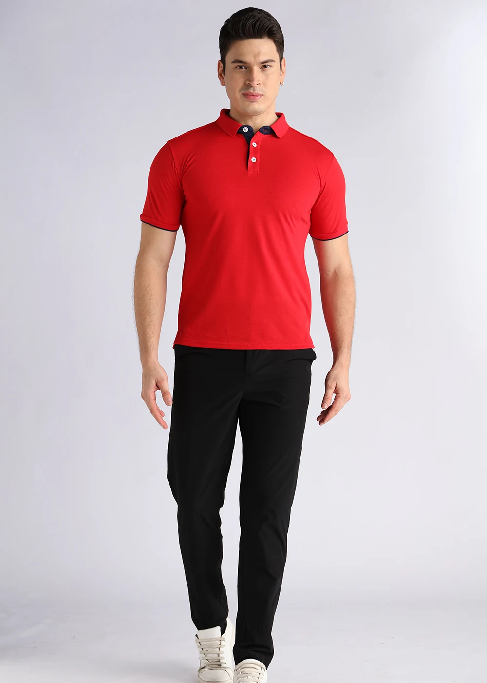Custom Design Your Own Brand Polo Shirt Short Sleeve Men's Polyester ...