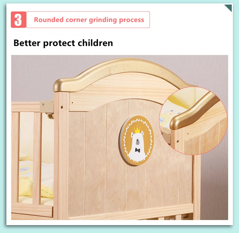 New Designer Rocking Sleeper Baby Beds Wholesale Solid Wood Rock N Play Buy Baby Beds,Rock N