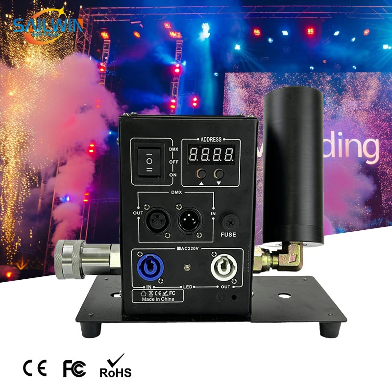 CO2 Jet Machine Stage Effect DJ up Smoke Fog Machine Stage Lights with  Carbon Dioxide Special Effects Smoke Machine