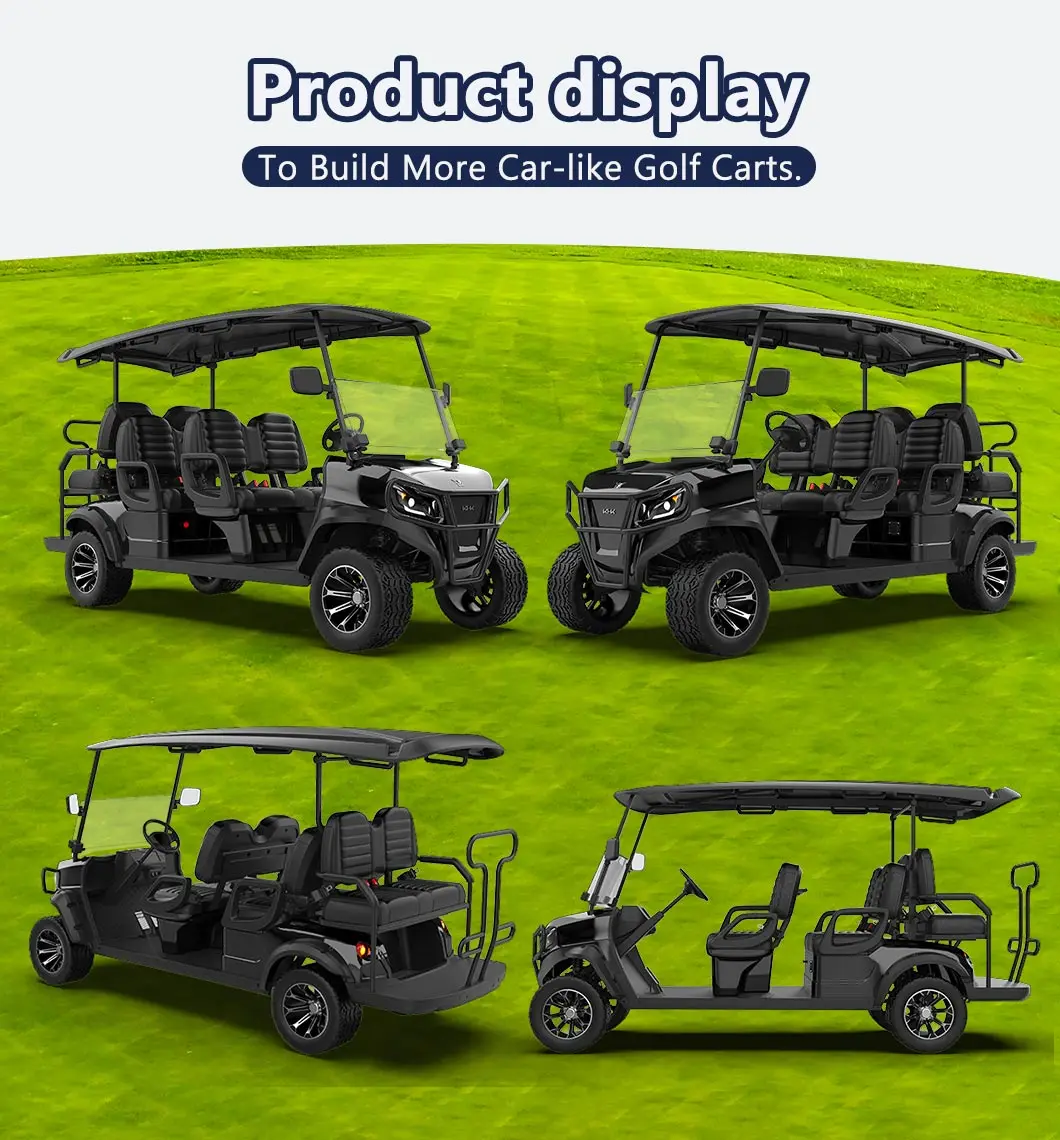 Designed 6 Seat Electric Golf Buggy Cart 2023 New Designed Short
