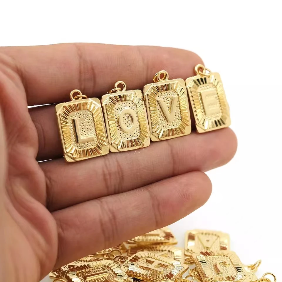 Jewelry Making Gold Filled Initial Charms Special New Collection