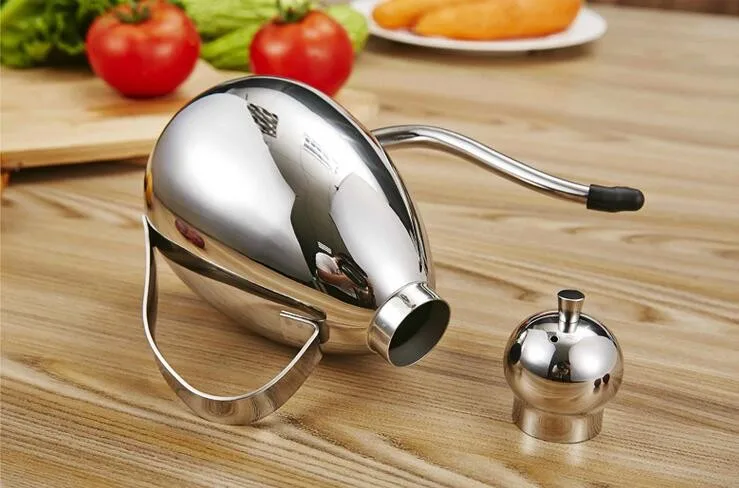 350ml Kitchen Appliance Olive and Cooking Oil Dispenser Ounces Stainless Steel Olive Oil Dispenser