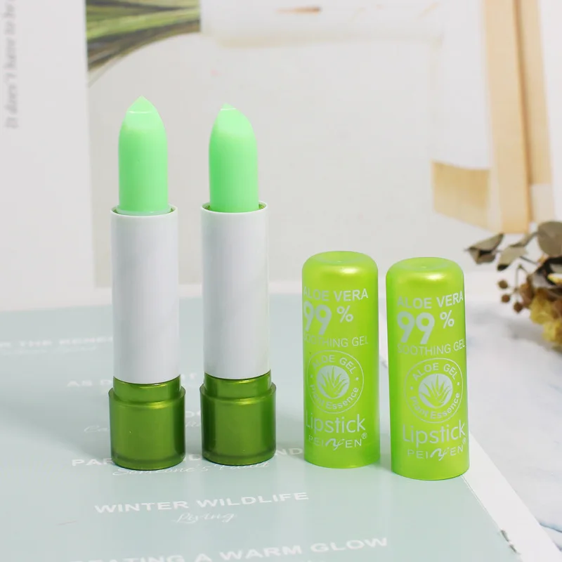PNF Color Changing Magic Aloe Lip Stick Plant Moisturizing Aloe Vera Lipstick