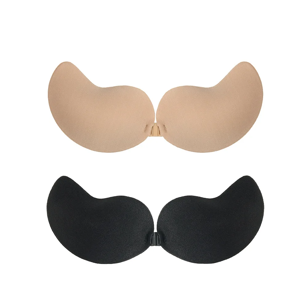 Mango Shape Invisible Silicone Bra Strapless Sexy Mature Push Up Nude Bra For Women