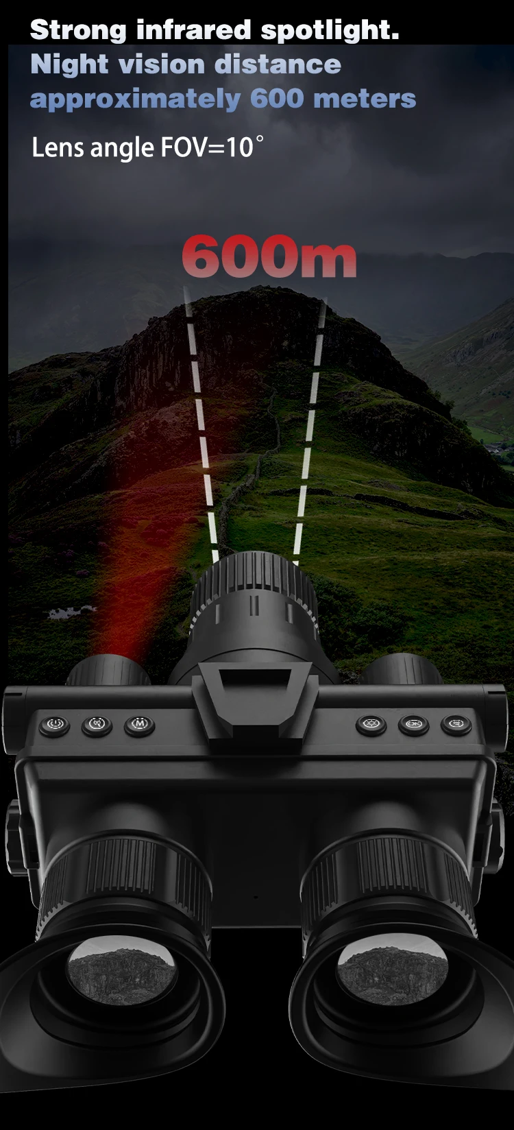 Z9157 4K UHD Tactical Night Vision Goggles - 40MP, 8X Zoom
