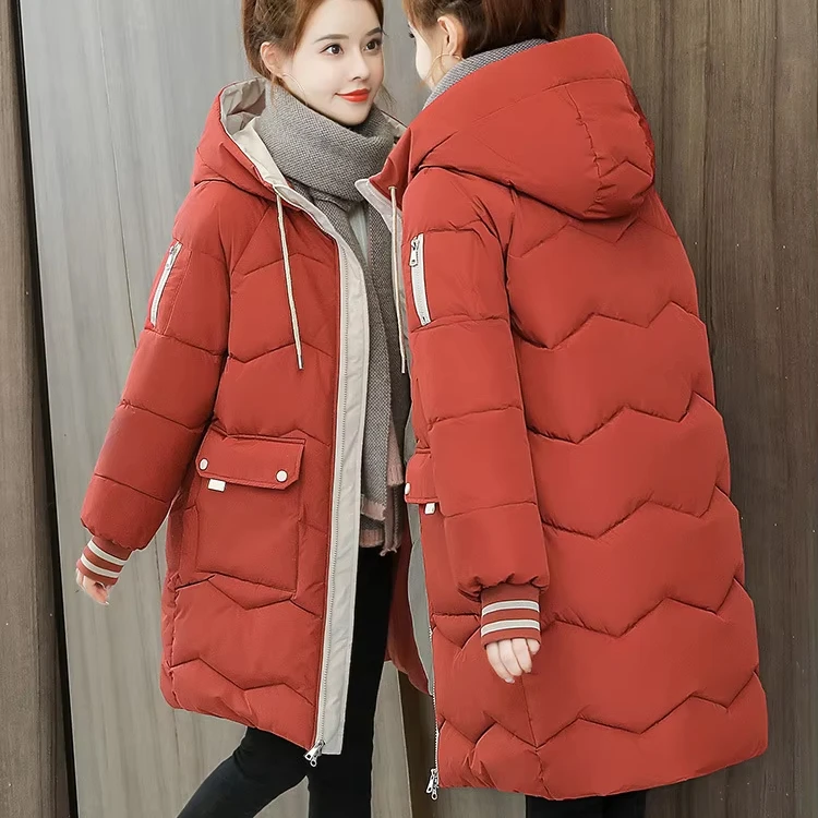 Winter Jacket For Women Plus Size Women Jacket Long Hooded Down