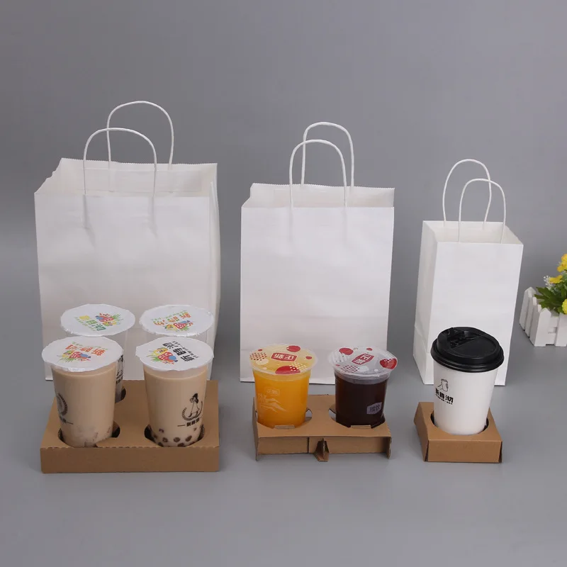 Custom Recyclable Brown Paper Bags Square Bottom Kraft Paper Bag Food Shopping With Handle Buy 5602