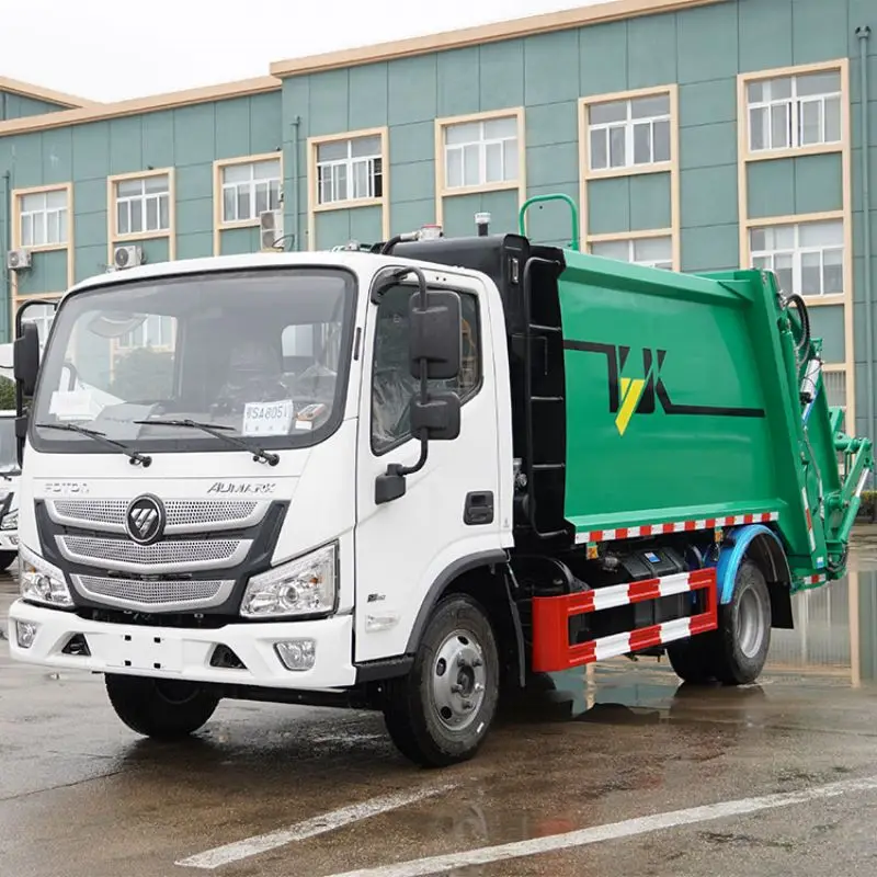Keeyak 2024 New Foton Garbage Compactor Truck Euro Vi Diesel Compressed ...