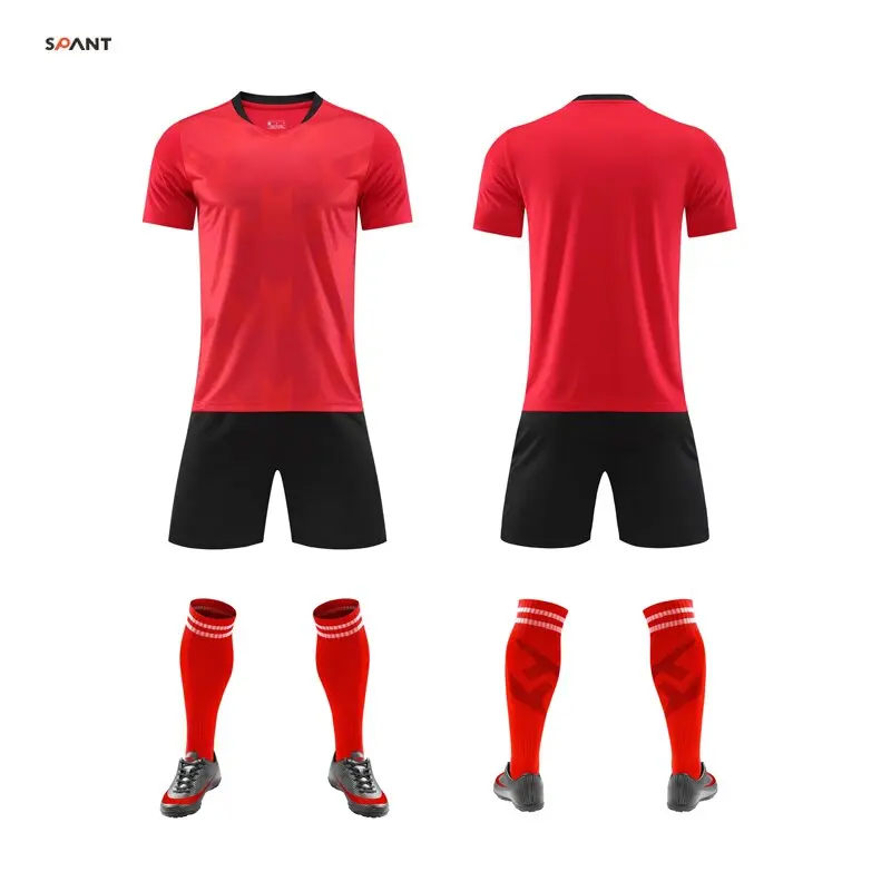 Wholesale Blank Jerseys Soccer Wear Sets Adult Breathable Football ...