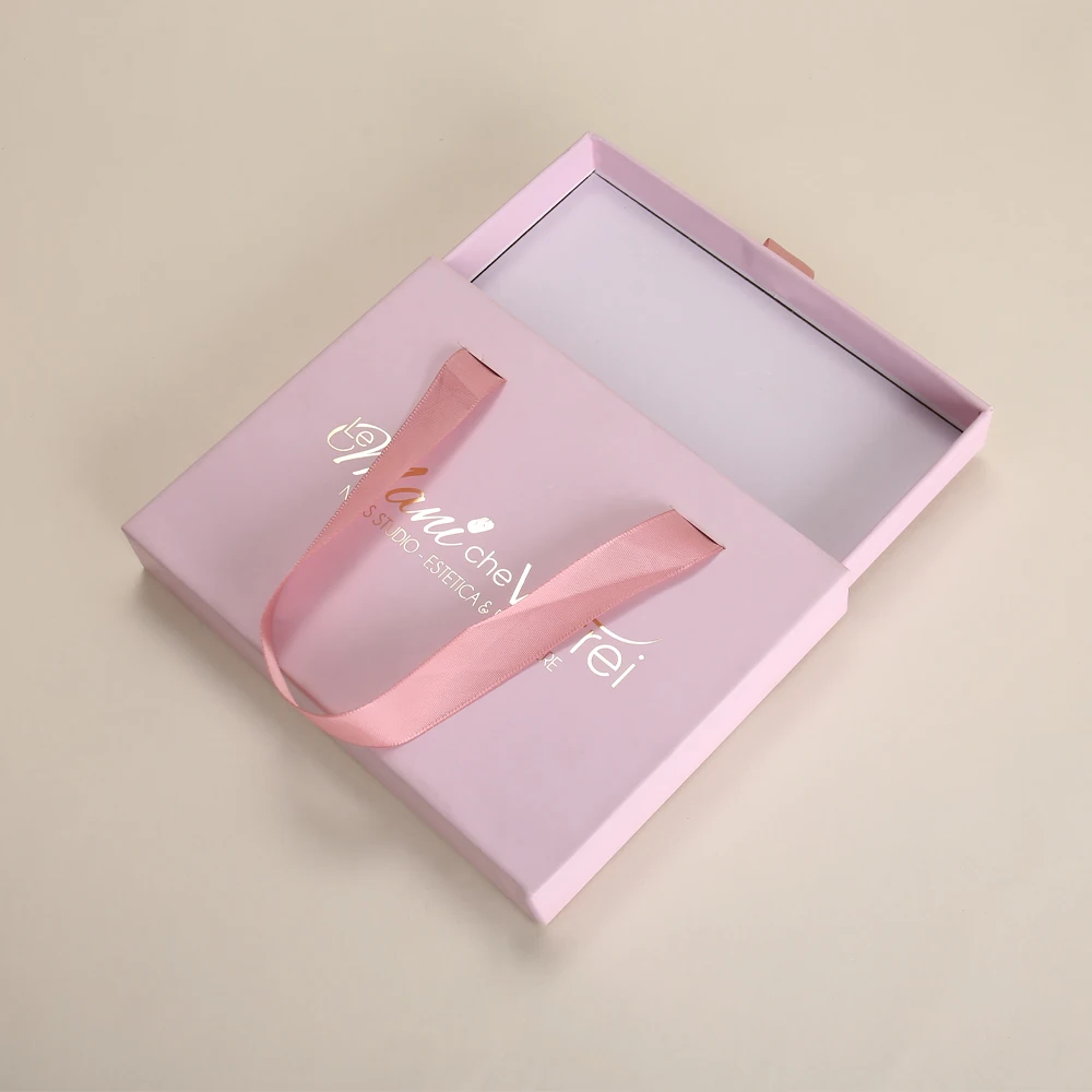 جينايون — علبة هدايا محمولة جديدة بطباعة مخصصة وأنماط جديدة لتعبئة الهدايا في عيد الحب، علبة تغليف ورقية للمجوهرات