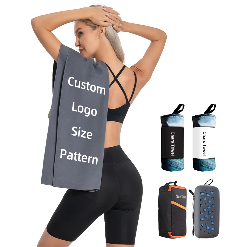 toalha de suor absorvente secagem rápida microfibra exercício de fitness toalhas de mão de ginástica com logotipo toalha esportiva personalizada