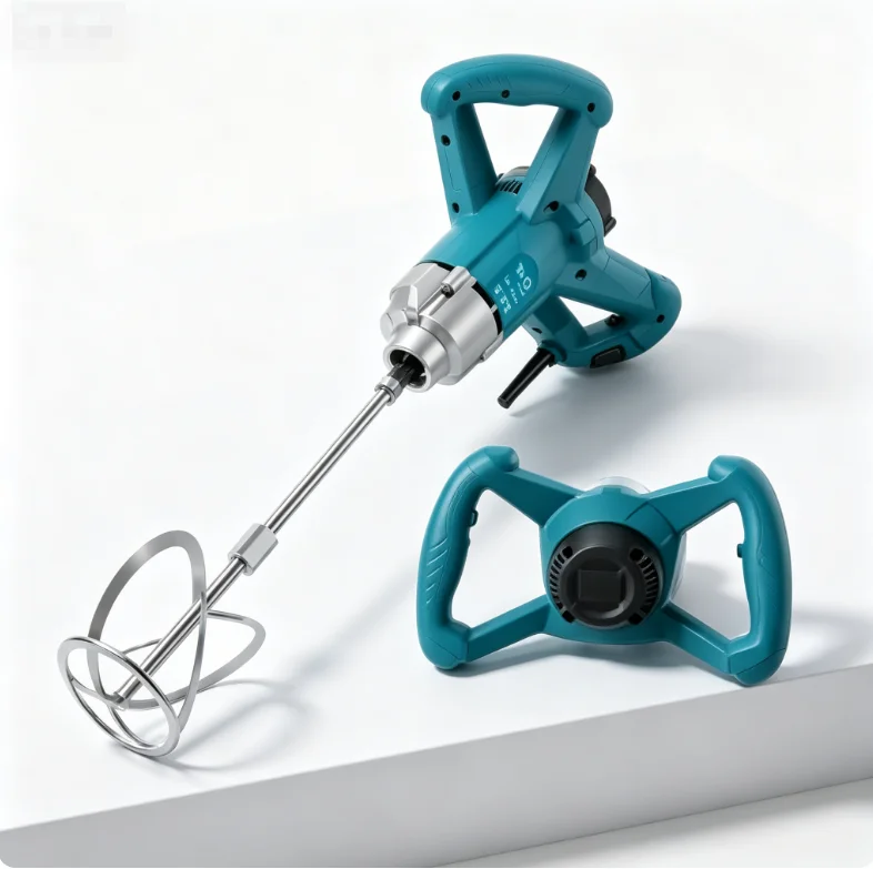 TEBAK Blender, Portable Cement Putty Mixer for Construction Sites, Mixing Tool for Painting and Brick Jointing