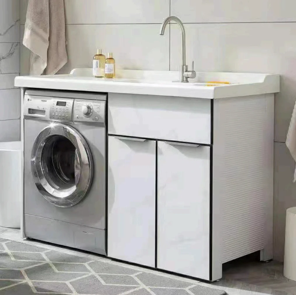 Factory Direct Sales Floor Mounted With Laundry Under Sink Storage Bathroom Cabinet