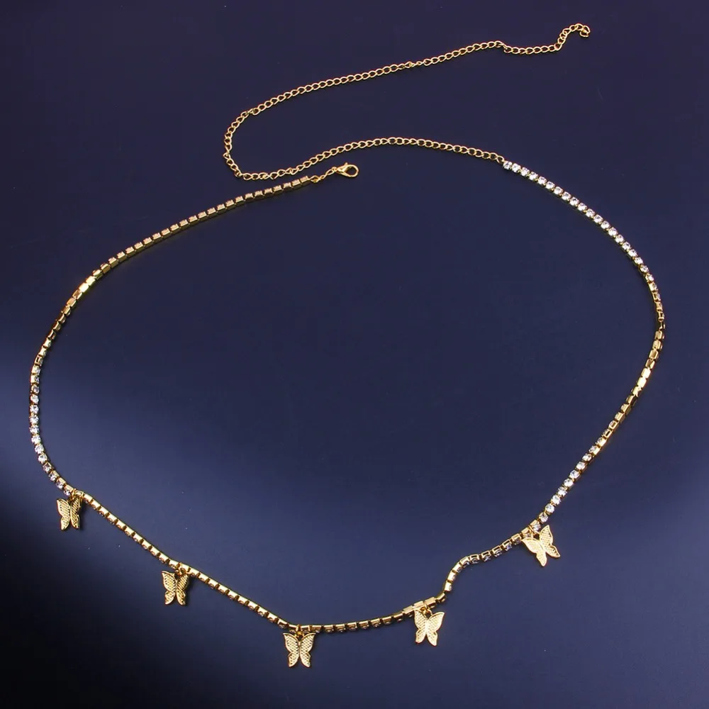 Dresbe Boho Layered Body Chain Elastic 